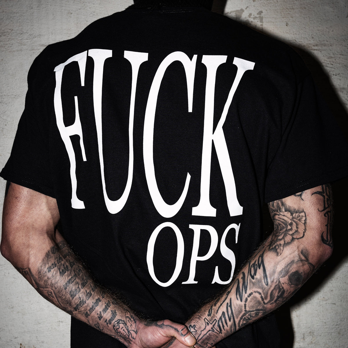 A 1312 "F**K (C)OPS COTTON HERREN T-SHIRT | 185/M2 | 100% BAUMWOLLE