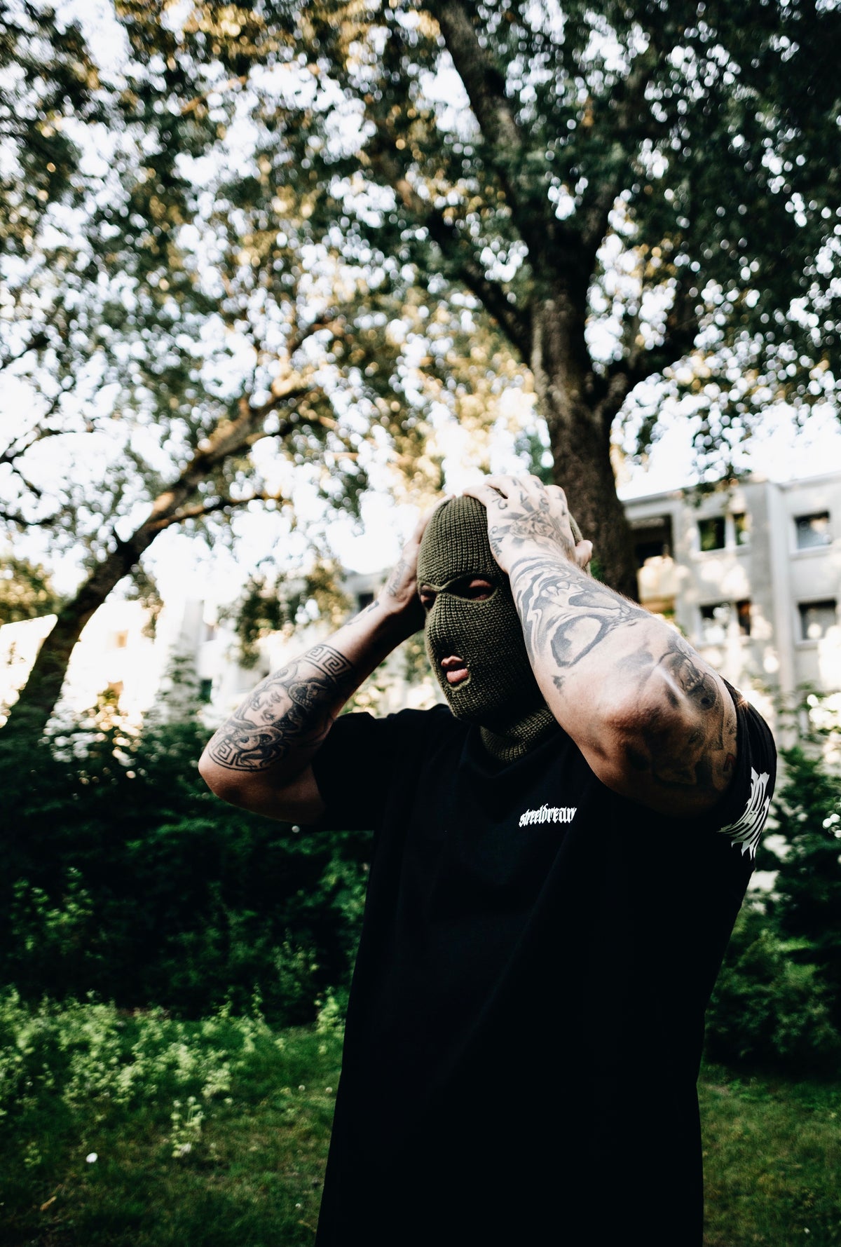 BNW CURVED MAMA I'M A CRIMINAL HEAVY OVERSIZED T-SHIRT MIT LEICHTER DROPSHOULDER | 240G/M2 | 100% BAUMWOLLE | BLK & WHITE
