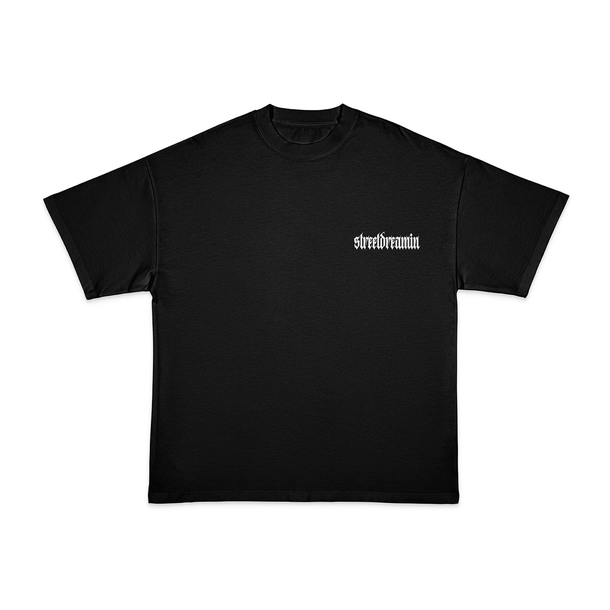 BNW CURVED MAMA I'M A CRIMINAL HEAVY OVERSIZED T-SHIRT MIT LEICHTER DROPSHOULDER | 240G/M2 | 100% BAUMWOLLE | BLK & WHITE